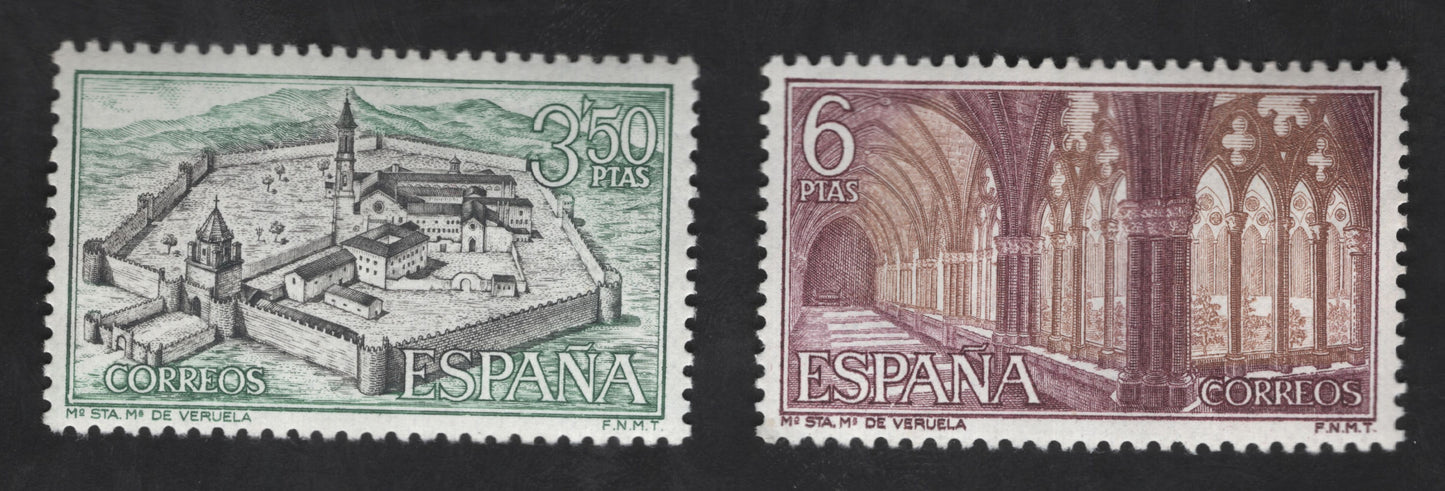 SCG13479 - Spain Monastery of Santa María de Veruela Architectural Stamps