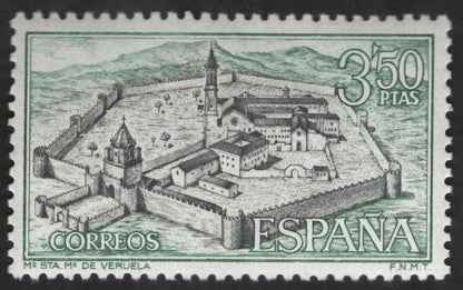 SCG13479 - Spain Monastery of Santa María de Veruela Architectural Stamps
