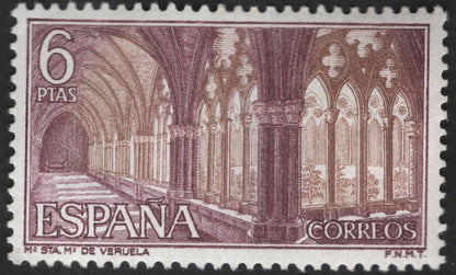 SCG13479 - Spain Monastery of Santa María de Veruela Architectural Stamps