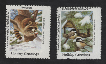 SCG13480 - USA 1984 National Wildlife Federation Holiday Greetings Wildlife Seals