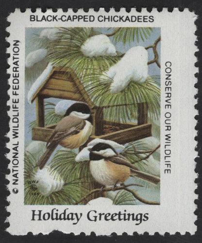 SCG13480 - USA 1984 National Wildlife Federation Holiday Greetings Wildlife Seals