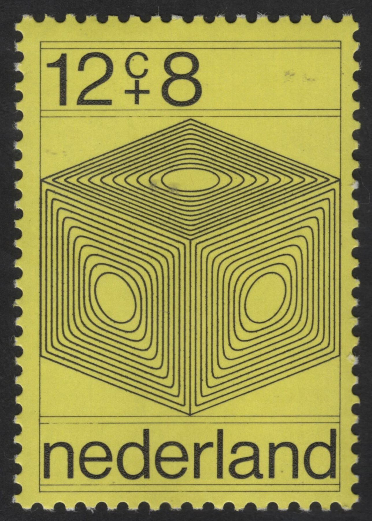 SCG13482 - Netherlands Semi-Postal Geometric Design Stamp Set