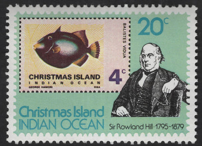 SCG13484 - Christmas Island Stamp-on-Stamp Series Featuring Sir Rowland Hill