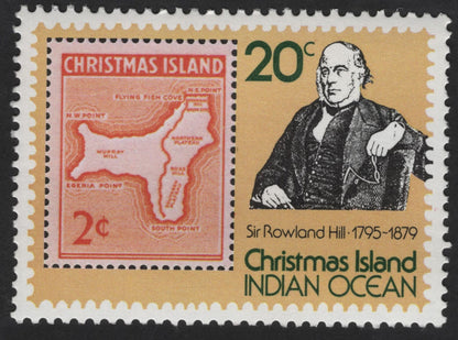 SCG13484 - Christmas Island Stamp-on-Stamp Series Featuring Sir Rowland Hill