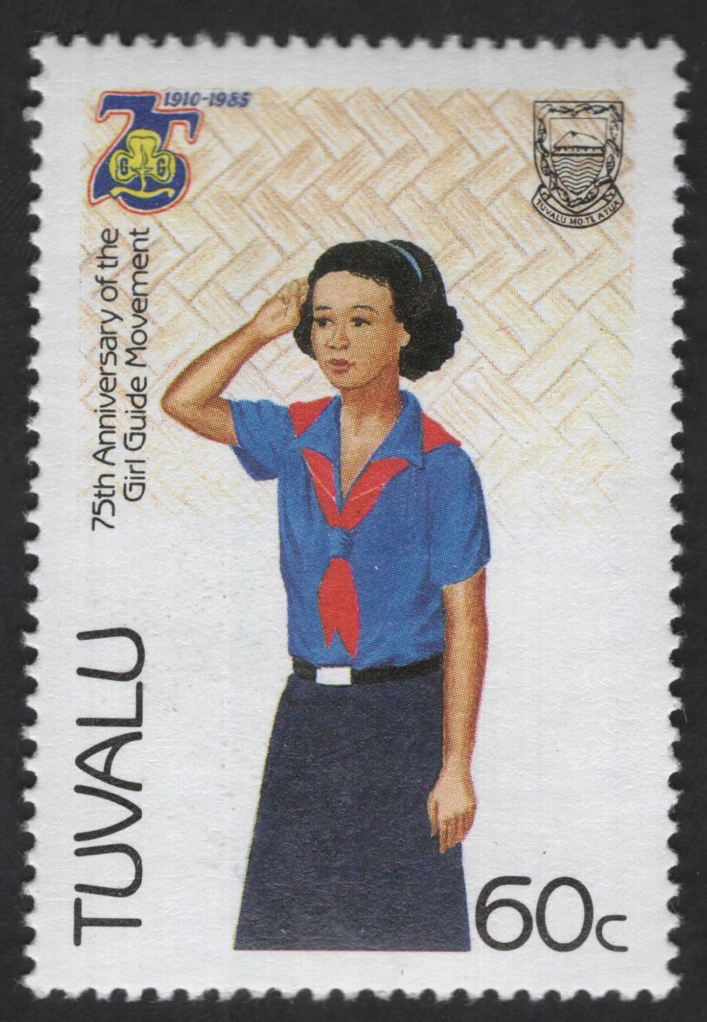 SCG13485 - Tuvalu 1985 – 75th Anniversary of the Girl Guide Movement Stamp Set