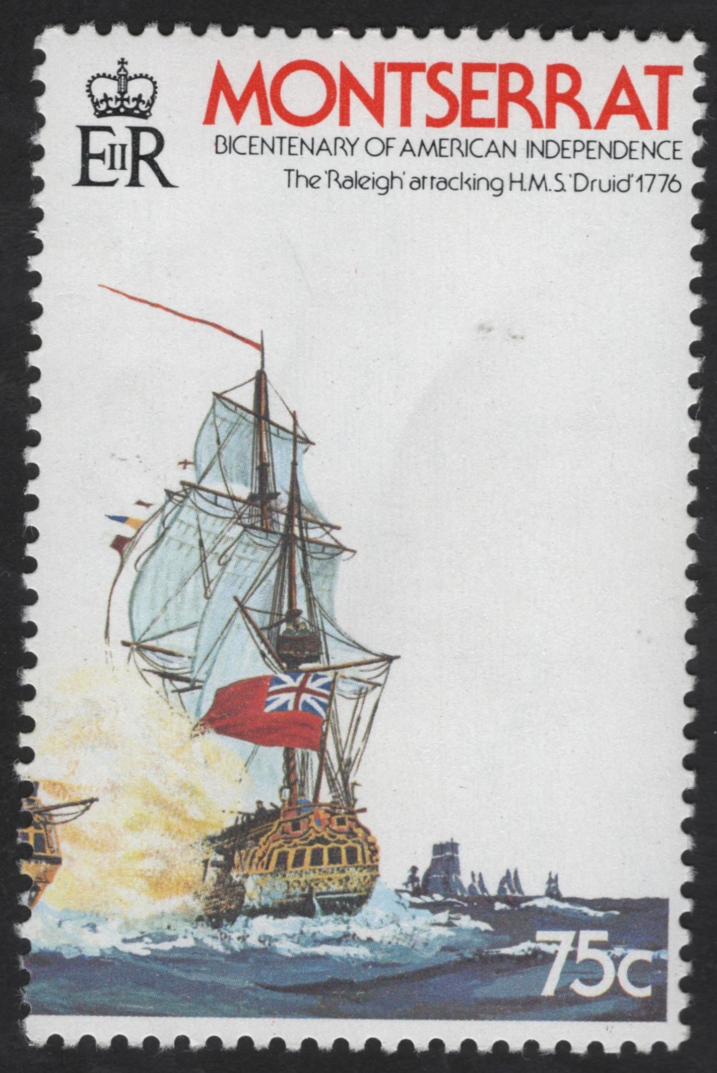 SCG13486 - Montserrat 1976 – Bicentenary of American Independence Sailing Ships Set