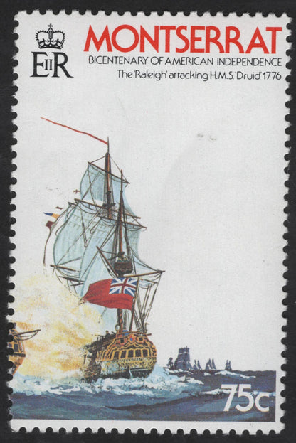 SCG13486 - Montserrat 1976 – Bicentenary of American Independence Sailing Ships Set
