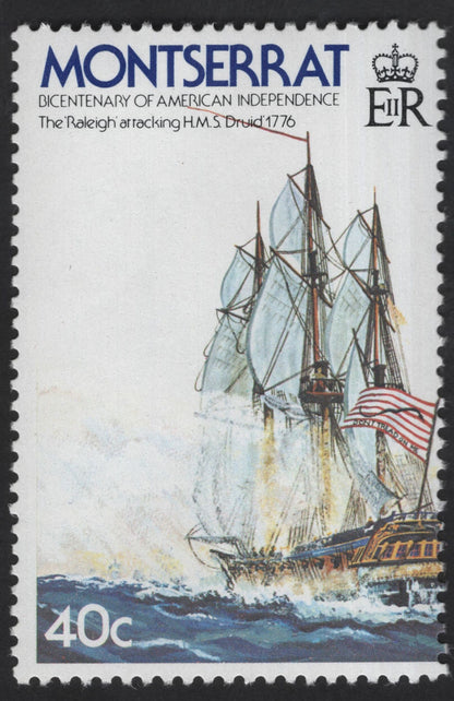 SCG13486 - Montserrat 1976 – Bicentenary of American Independence Sailing Ships Set