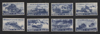 SCG13489 - Allied Forces “Tanks of the Allies” WWII Propaganda Label Set