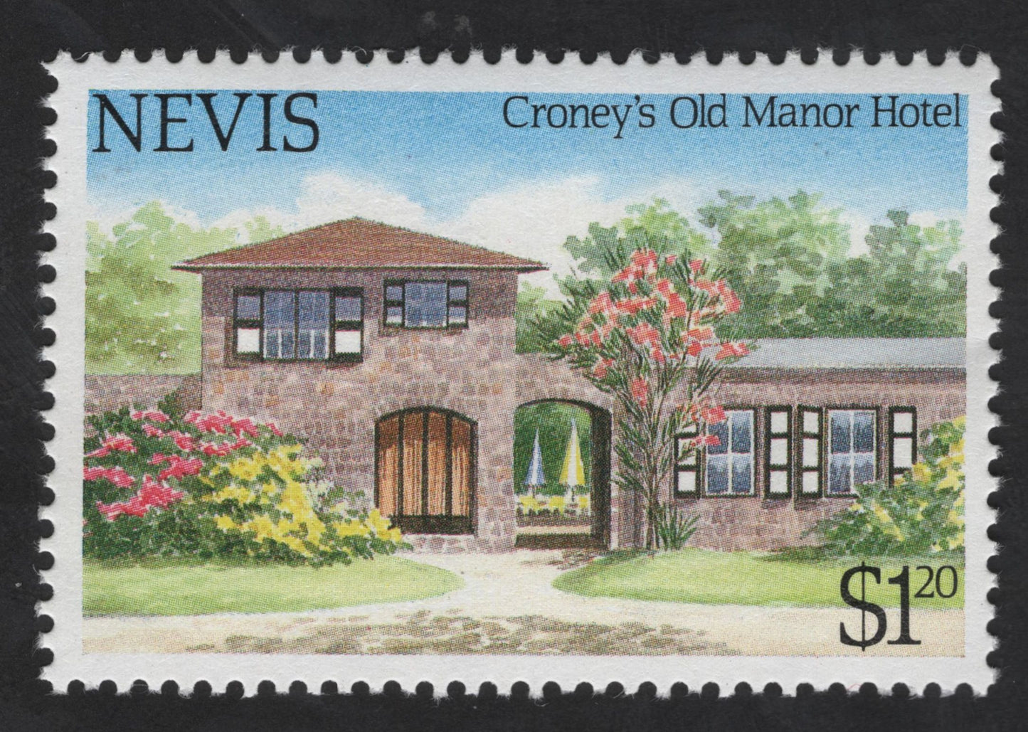 SCG13492 - Nevis Historic Plantation Inns & Hotels Stamp Set