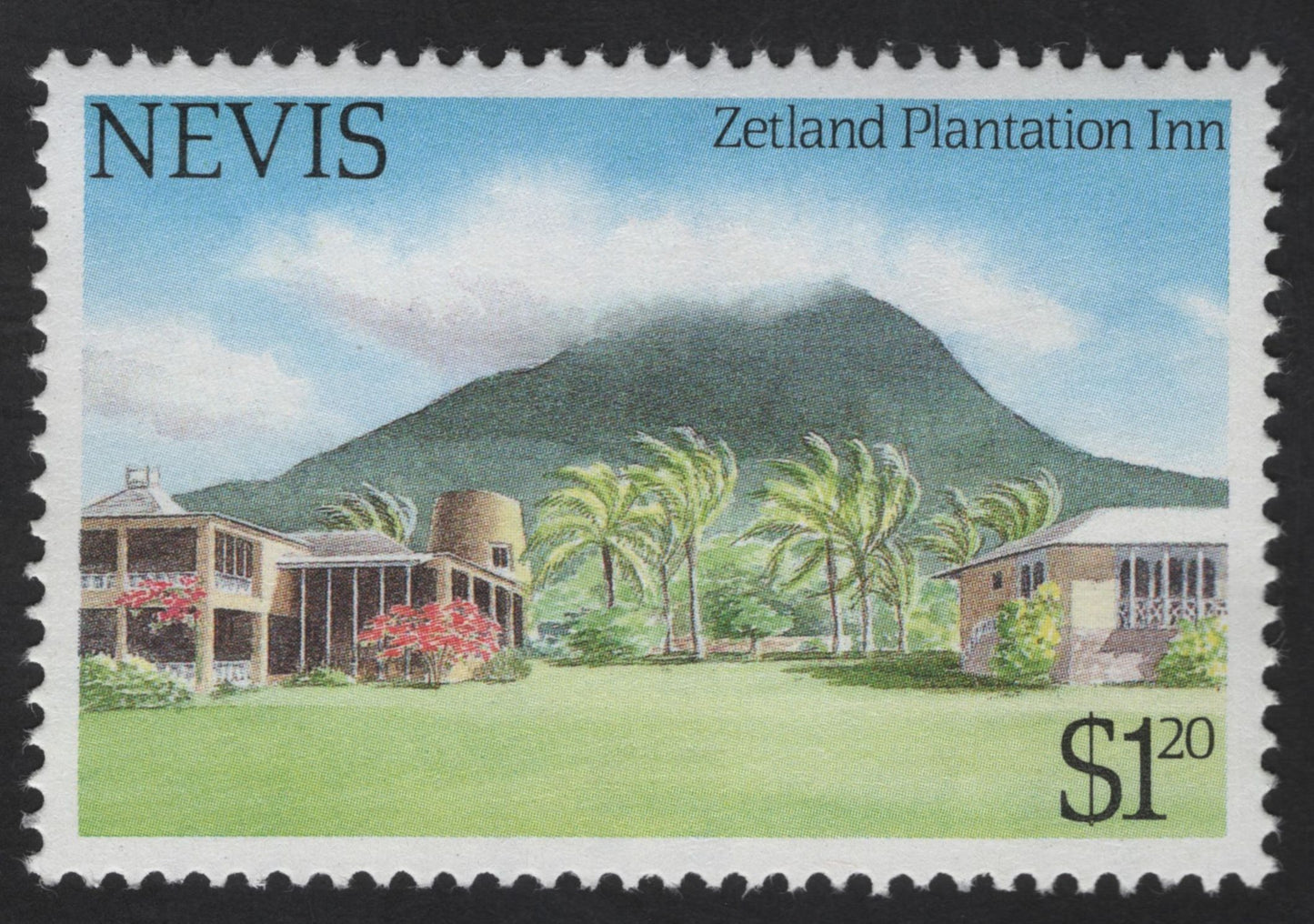 SCG13492 - Nevis Historic Plantation Inns & Hotels Stamp Set