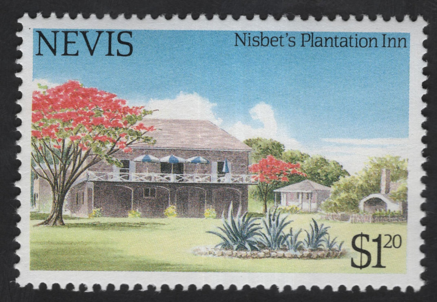 SCG13492 - Nevis Historic Plantation Inns & Hotels Stamp Set