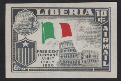SCG13494 - Liberia 1956 Airmail Stamps – President Tubman’s European Visit Commemorative Set