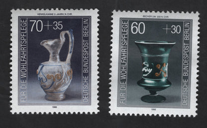 SCG13495 - Germany 1986 Welfare Semi-Postal Stamps – Historic Glass Vessels