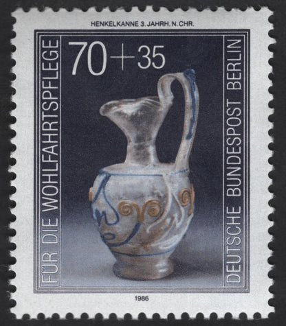 SCG13495 - Germany 1986 Welfare Semi-Postal Stamps – Historic Glass Vessels