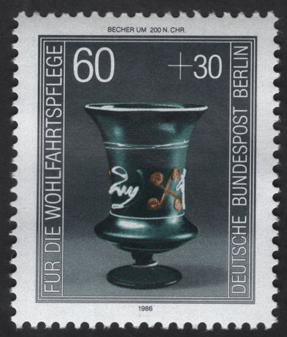 SCG13495 - Germany 1986 Welfare Semi-Postal Stamps – Historic Glass Vessels
