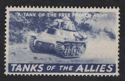 SCG13489 - Allied Forces “Tanks of the Allies” WWII Propaganda Label Set