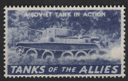 SCG13489 - Allied Forces “Tanks of the Allies” WWII Propaganda Label Set