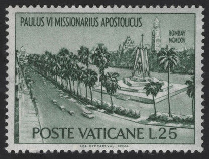 SCG13490 - Vatican City 1964 – Pope Paul VI Missionary Apostolic Visit to Bombay Stamp Set