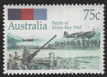 SCG13496 - Australia 1992 – Kokoda Trail & Battle of Milne Bay WWII Commemorative Stamps