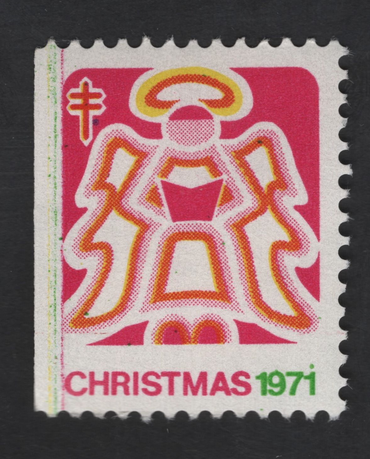 SCG13236 - United Kingdom 1971 Christmas – Stylized Angel Design Stamp