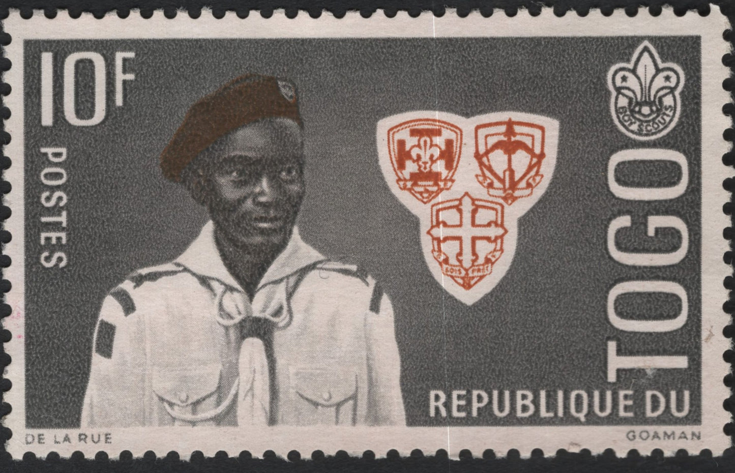 SCG11131 - Togo – 10 Francs Boy Scouts (Scouting Movement Commemorative)