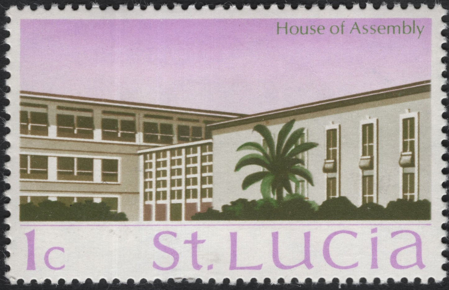 SCG11139 - St. Lucia – House of Assembly, Castries | 1 Cent Definitive
