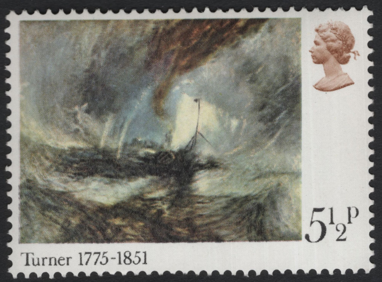 SCG10944 - United Kingdom – J.M.W. Turner Bicentenary Art Stamps (1975)