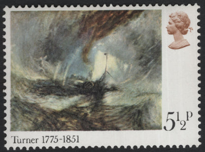 SCG10944 - United Kingdom – J.M.W. Turner Bicentenary Art Stamps (1975)