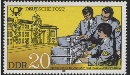 SCG10947 - German Democratic Republic (DDR) 1981 – Deutsche Post Educational Institutions (Pair)