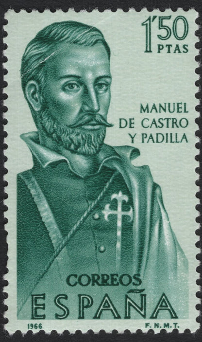 SCG10955 - Spain 1966 – Distinguished Spanish Statesmen & Military Figures (Complete Set of 4)