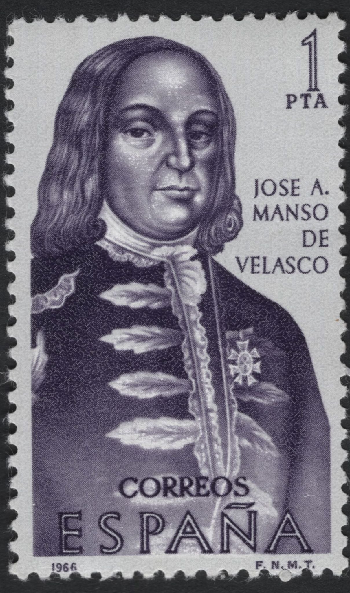 SCG10955 - Spain 1966 – Distinguished Spanish Statesmen & Military Figures (Complete Set of 4)