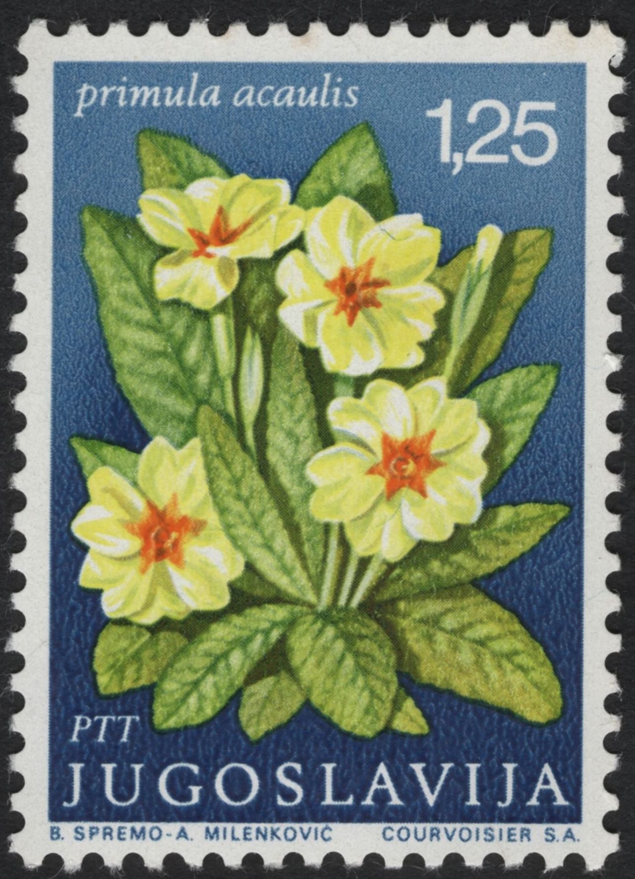 SCG10956 - Yugoslavia – Native Flora (Botanical Series) Stamp Set