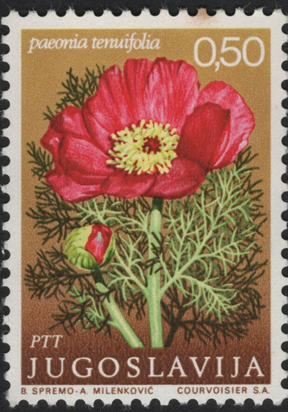 SCG10956 - Yugoslavia – Native Flora (Botanical Series) Stamp Set