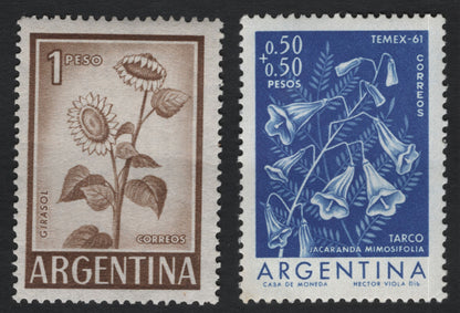 SCG10970 - Argentina 1 Peso Sunflower (Girasol) Definitive Stamp