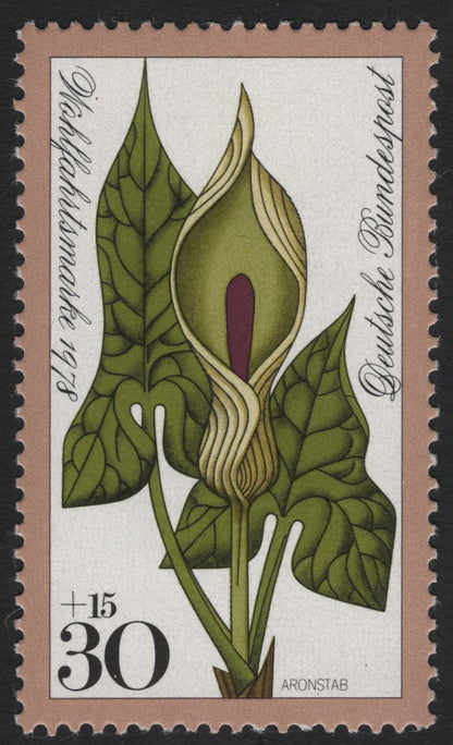 SCG10966 - Germany (Federal Republic) 1976 Wild Flowers Semi-Postal Set – Complete 4 Stamps