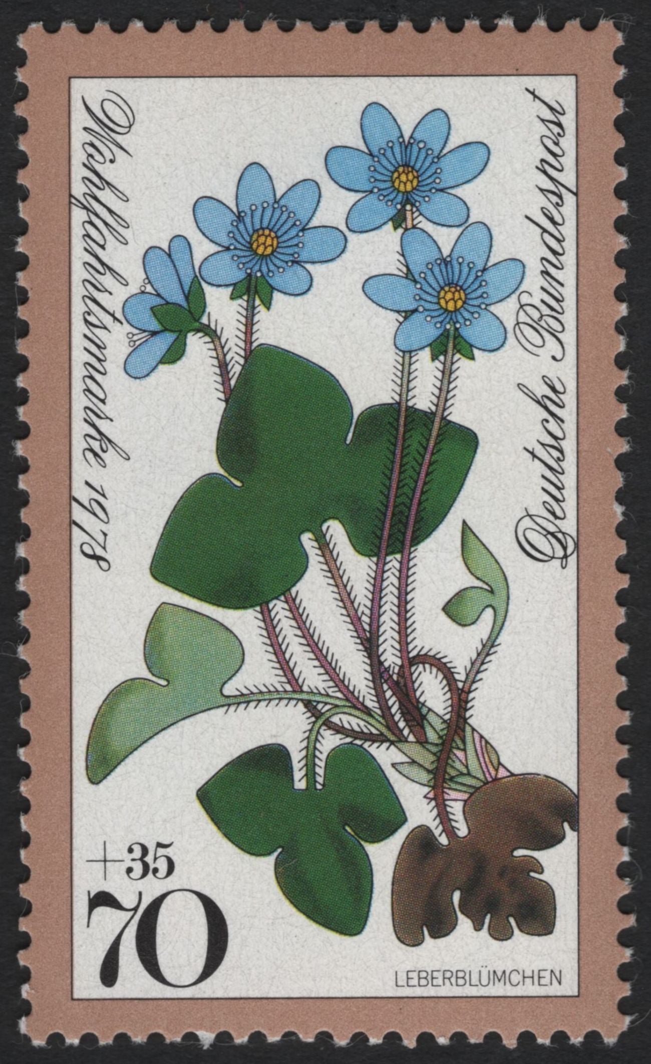 SCG10966 - Germany (Federal Republic) 1976 Wild Flowers Semi-Postal Set – Complete 4 Stamps