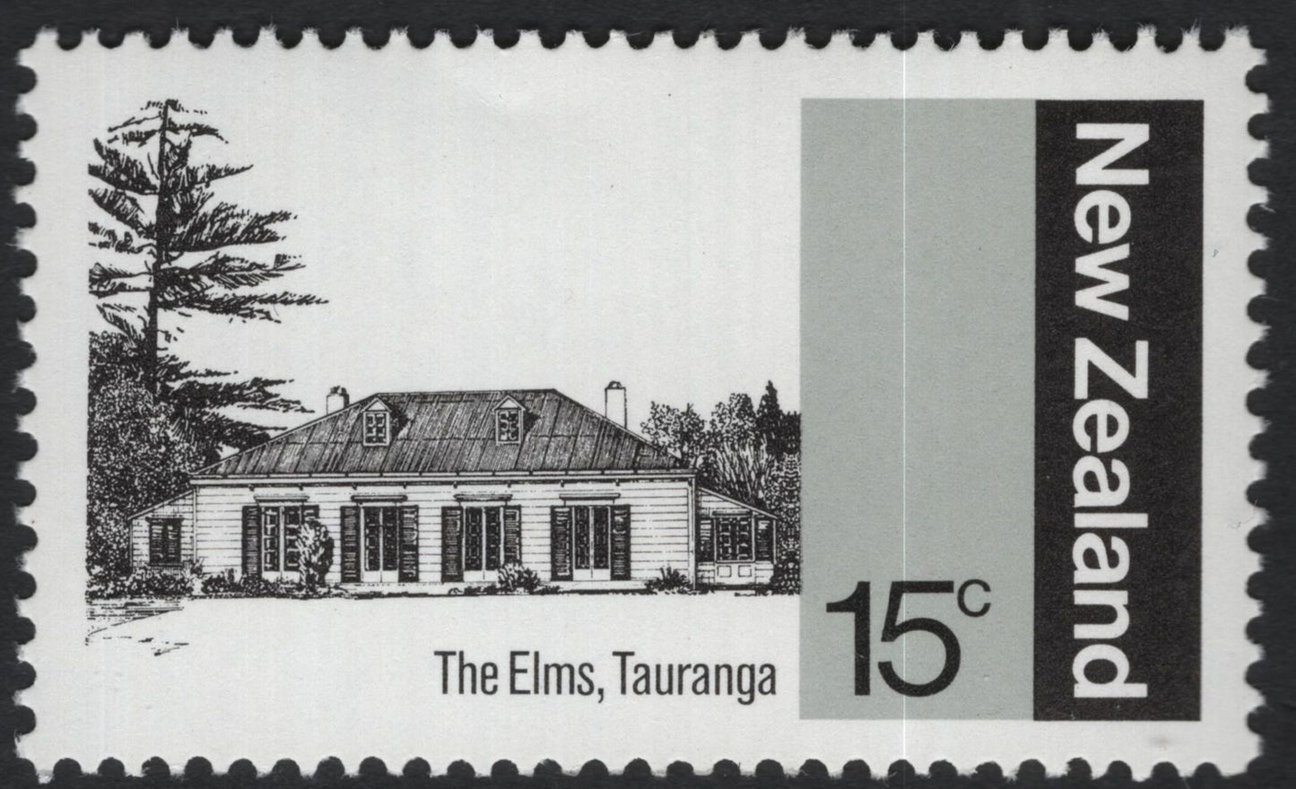 SCG10974 - New Zealand 1970 Historic Buildings – Set of 4 Commemorative Stamps