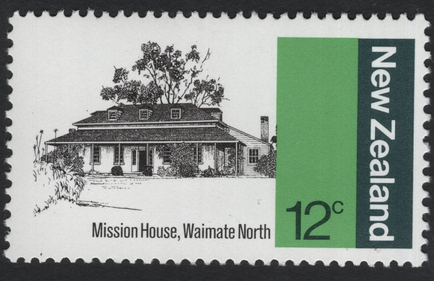 SCG10974 - New Zealand 1970 Historic Buildings – Set of 4 Commemorative Stamps