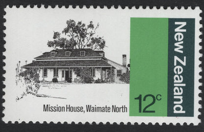 SCG10974 - New Zealand 1970 Historic Buildings – Set of 4 Commemorative Stamps