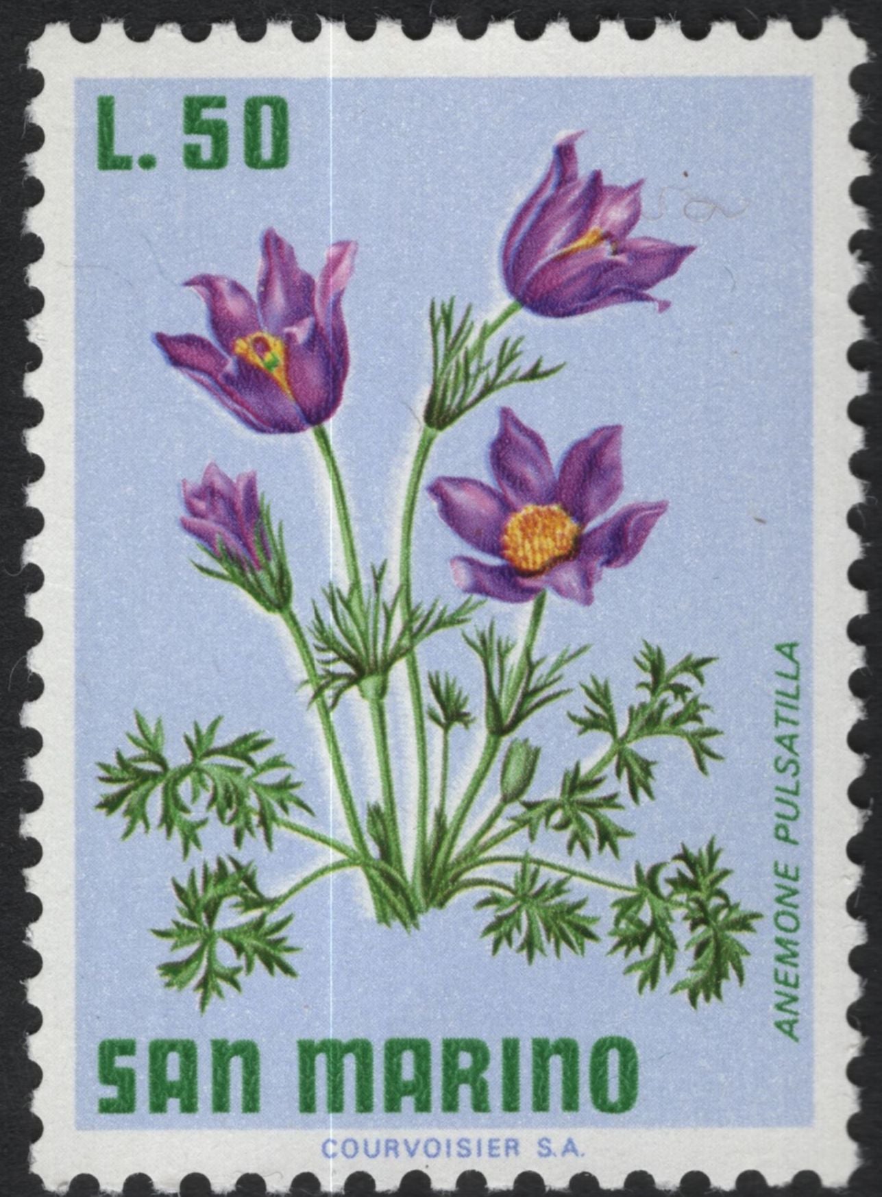 SCG10972 - San Marino – Native Alpine & Meadow Flowers Definitive Set (6 Values)