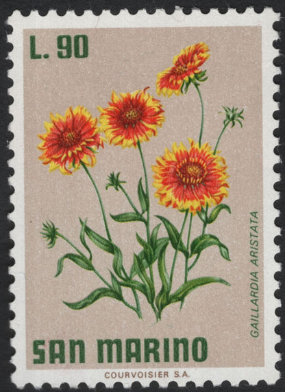 SCG10972 - San Marino – Native Alpine & Meadow Flowers Definitive Set (6 Values)