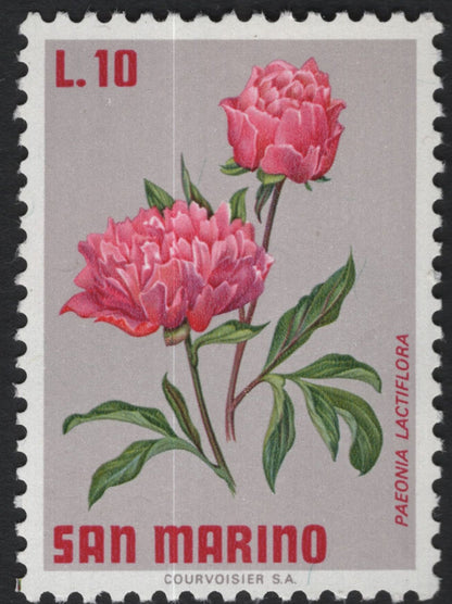 SCG10972 - San Marino – Native Alpine & Meadow Flowers Definitive Set (6 Values)