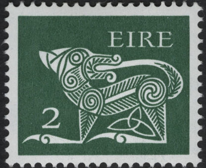 SCG10861 - Ireland Celtic Dog Definitives – 1p Blue & 2p Green (Éire)