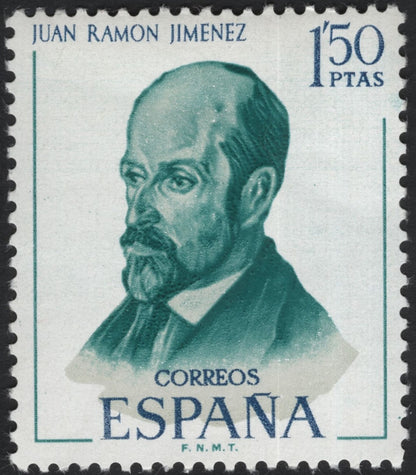 SCG10862 - Spain – Literary Figures Pair: Juan Ramón Jiménez & Miguel de Unamuno