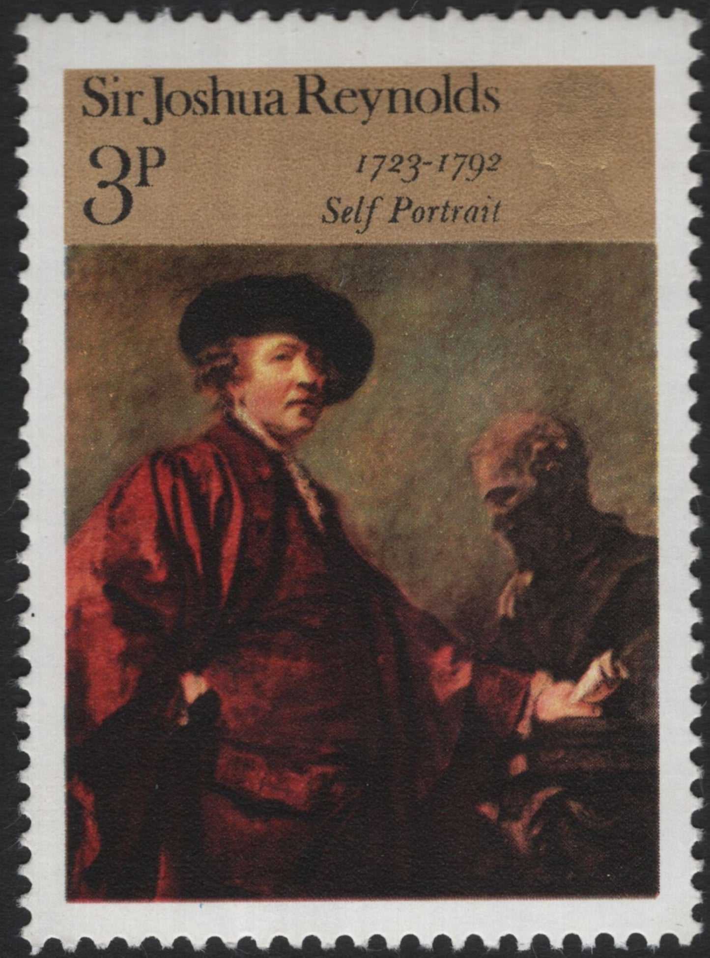 SCG10863 - Great Britain – 1973 Sir Joshua Reynolds Art Stamps (3p & 7½p Pair)