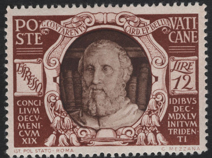 SCG10864 - Vatican City – 1946 Council of Trent “Espresso” Pair (Lire 12 & Lire 6)