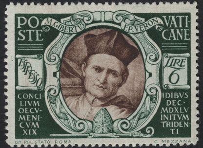 SCG10864 - Vatican City – 1946 Council of Trent “Espresso” Pair (Lire 12 & Lire 6)