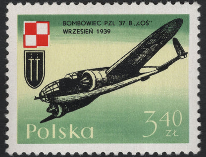 SCG10865 - Poland – 1939 Military Aircraft Commemorative Pair (PZL.37B “Łoś” & PZL P.11C Fighter)