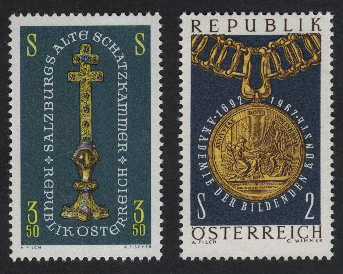 SCG10853 - Austria – Cultural Heritage & Fine Arts Commemoratives (Set of 2)
